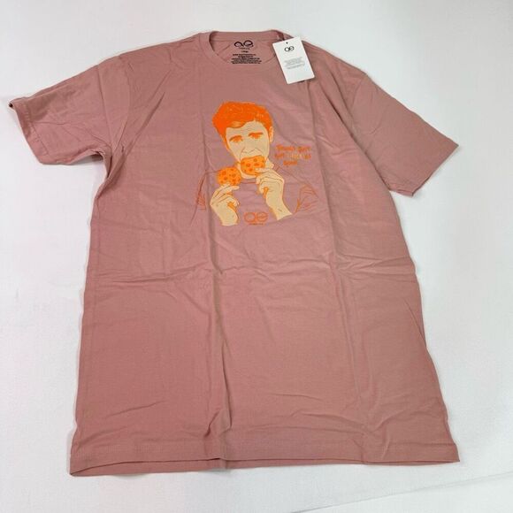 Queer Eye Tee Shirt Mens Large Things Just got Twice as Good Pink New Cookies - Picture 1 of 8